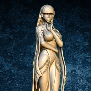 Elegant Lady *by Village's Hope | 12K Hi-Res Resin Tabletop Miniature for DnD, P2e, RPG, Wargame | Choose Your Scale!