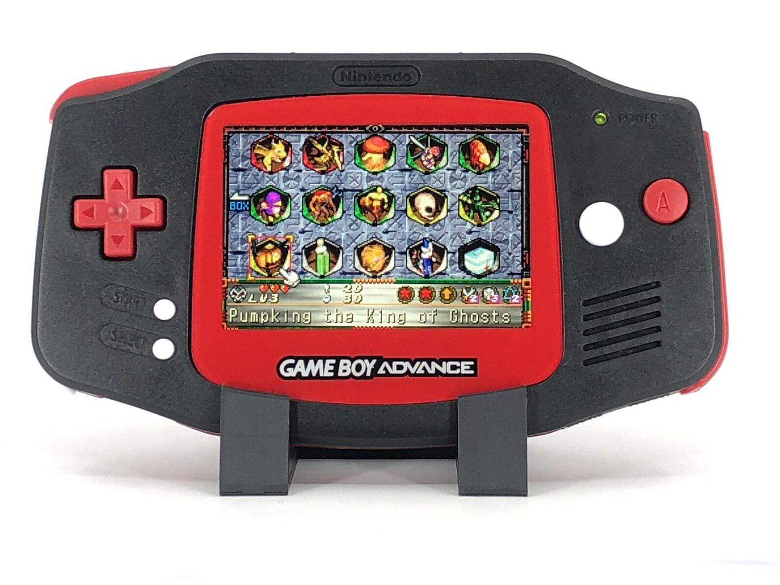 Backlit & Rechargeable Custom Gameboy Advance 10 Brightness Etsy