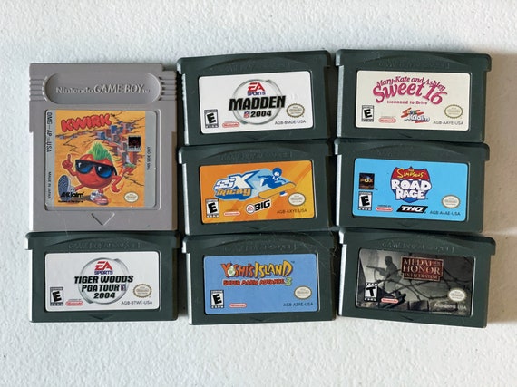 Jeux Gameboy Color et Advance authentiques Cartouches Nintendo OEM  originales nettoyées, testées et remises à neuf, rares, à collectionner -   Canada