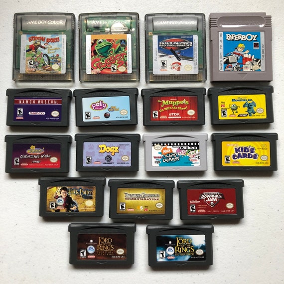 Jeux Gameboy Color et Advance authentiques Cartouches Nintendo OEM  originales nettoyées, testées et remises à neuf, rares, à collectionner -   France