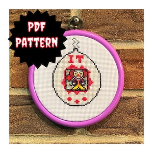 IT - Tamagotchi - 5&quot; PDF Cross Stitch Pattern