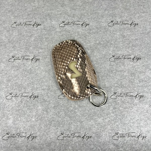In Stock: Natural Snakeskin Key Cover For Shelby