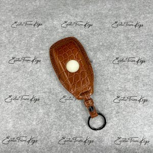 In Stock: Caramel Crocodile Key Cover For Amg