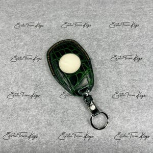 In Stock: Dark Green Crocodile Key Cover For Bentley