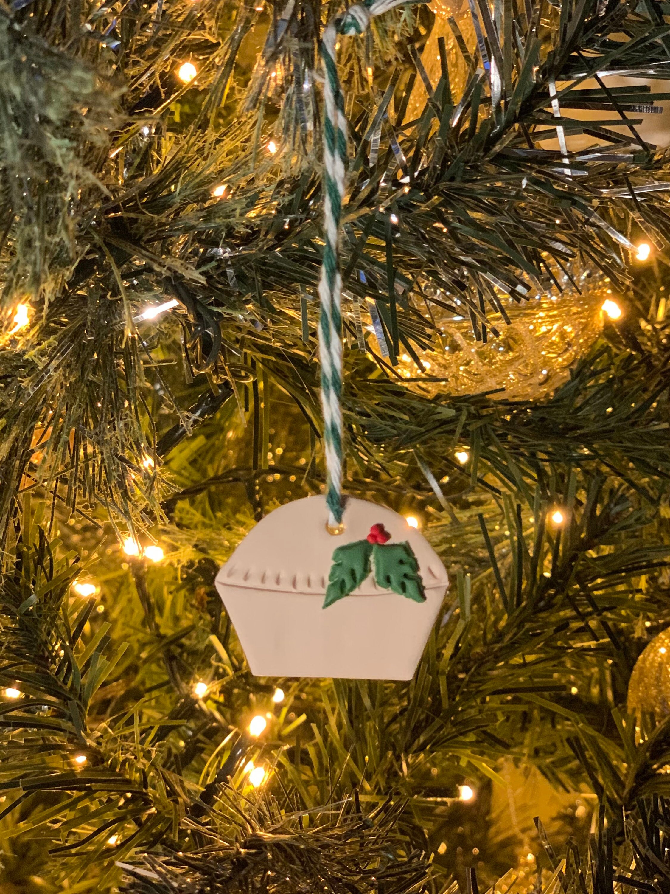 Pie Christmas Ornament 