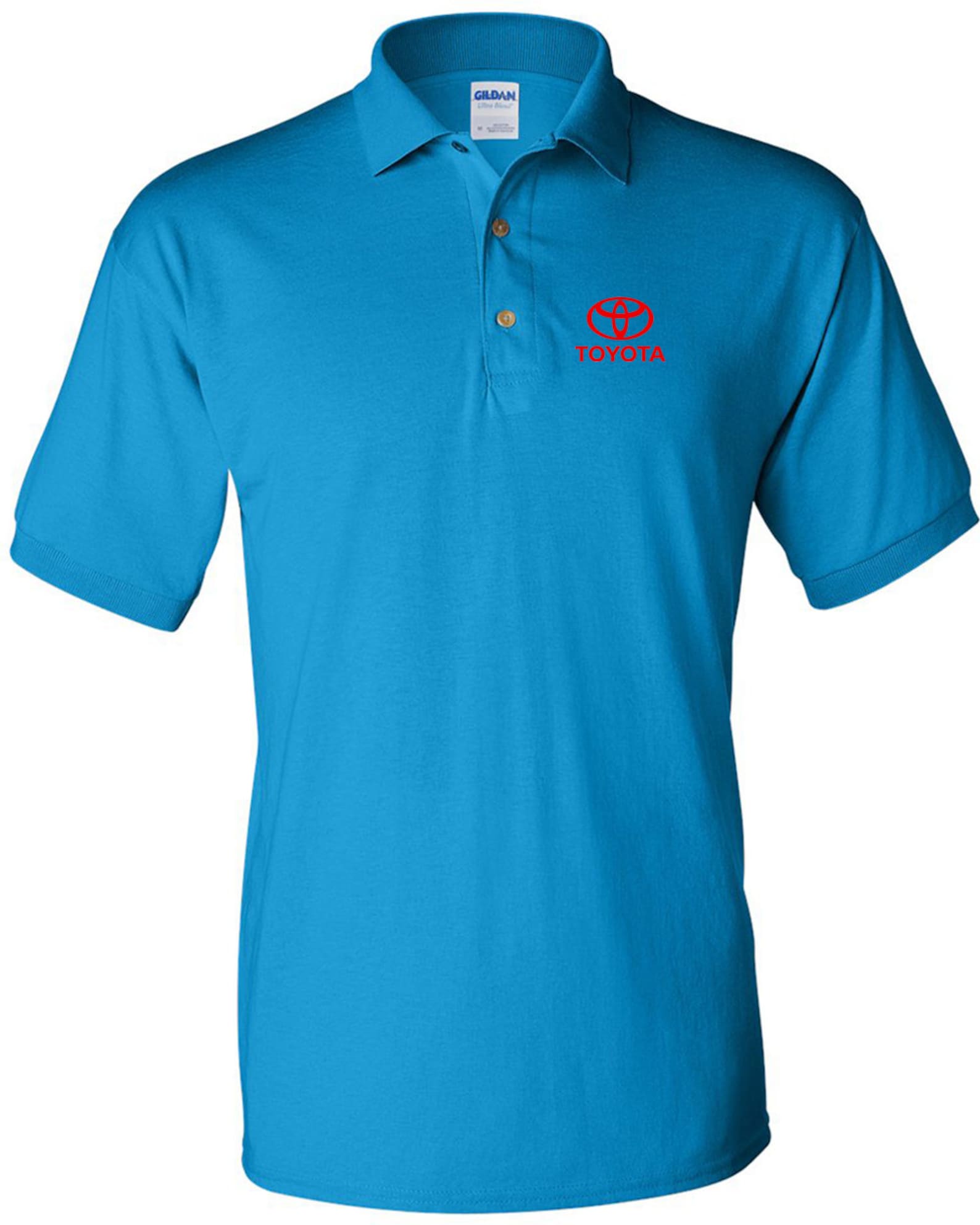 TOYOTA Shirt TOYOTA Uniform Polo Toyota Tee Toyota Red Logo | Etsy
