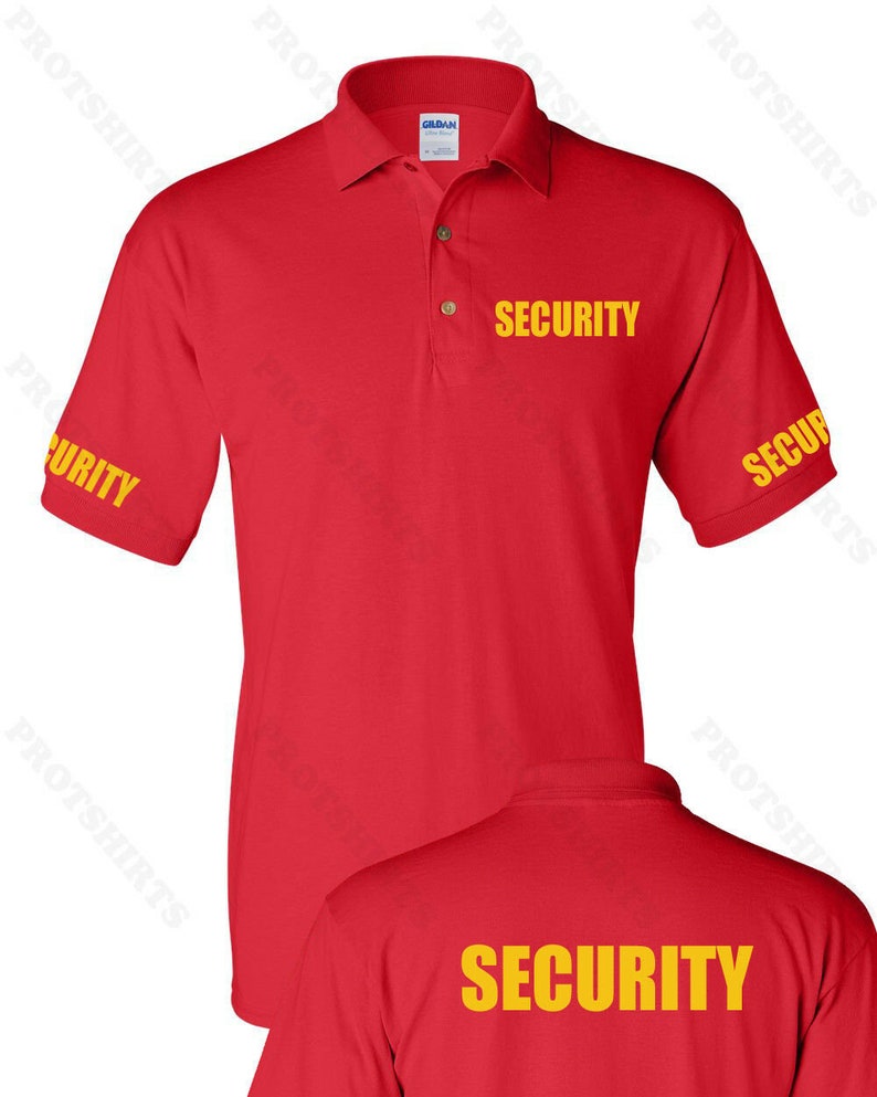 SECURITY Uniform Shirt SECURITY T-shirt SECURITY Shirt for - Etsy