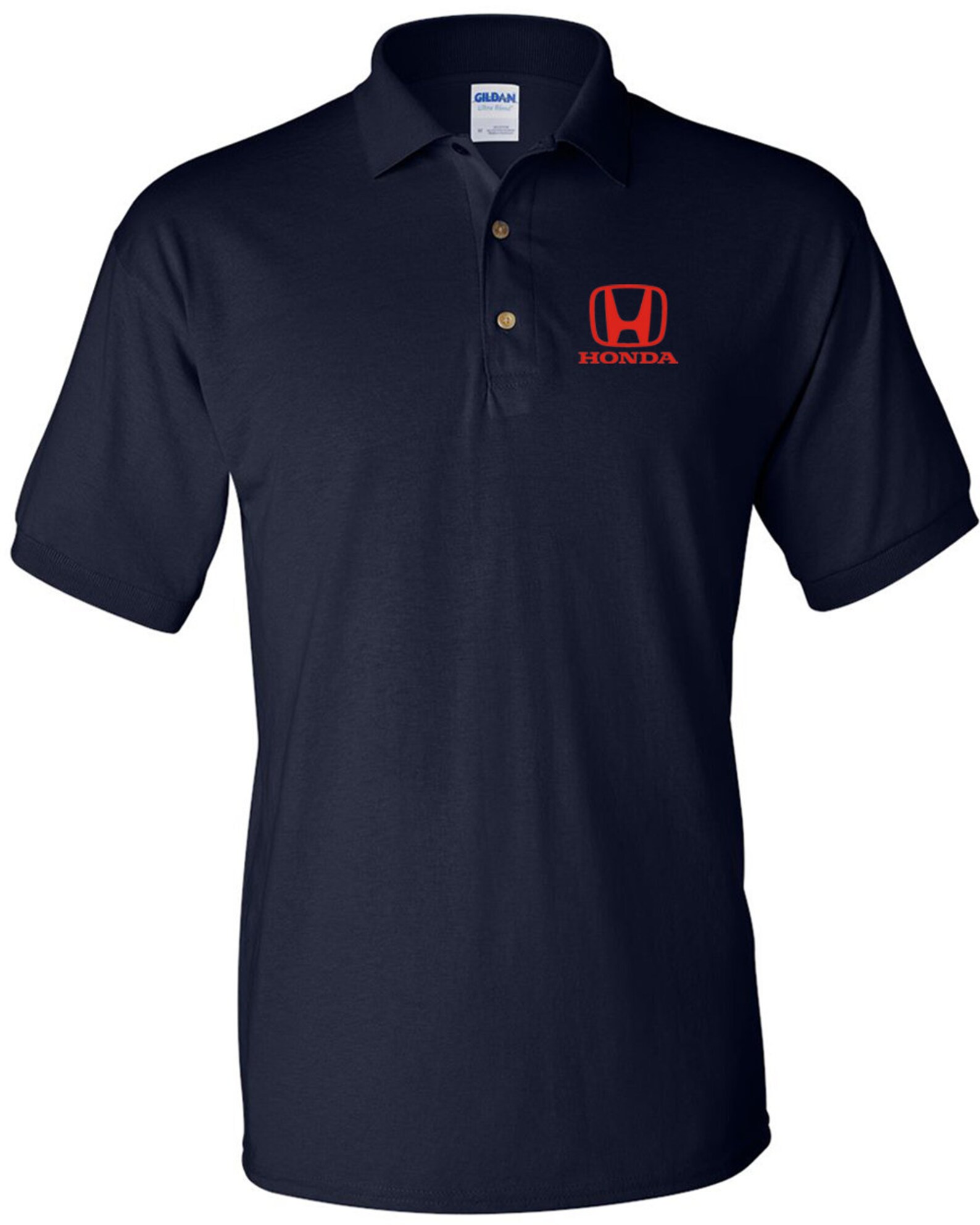 HONDA Shirt Red Logo Honda Uniform Polo HONDA Tee HONDA Etsy