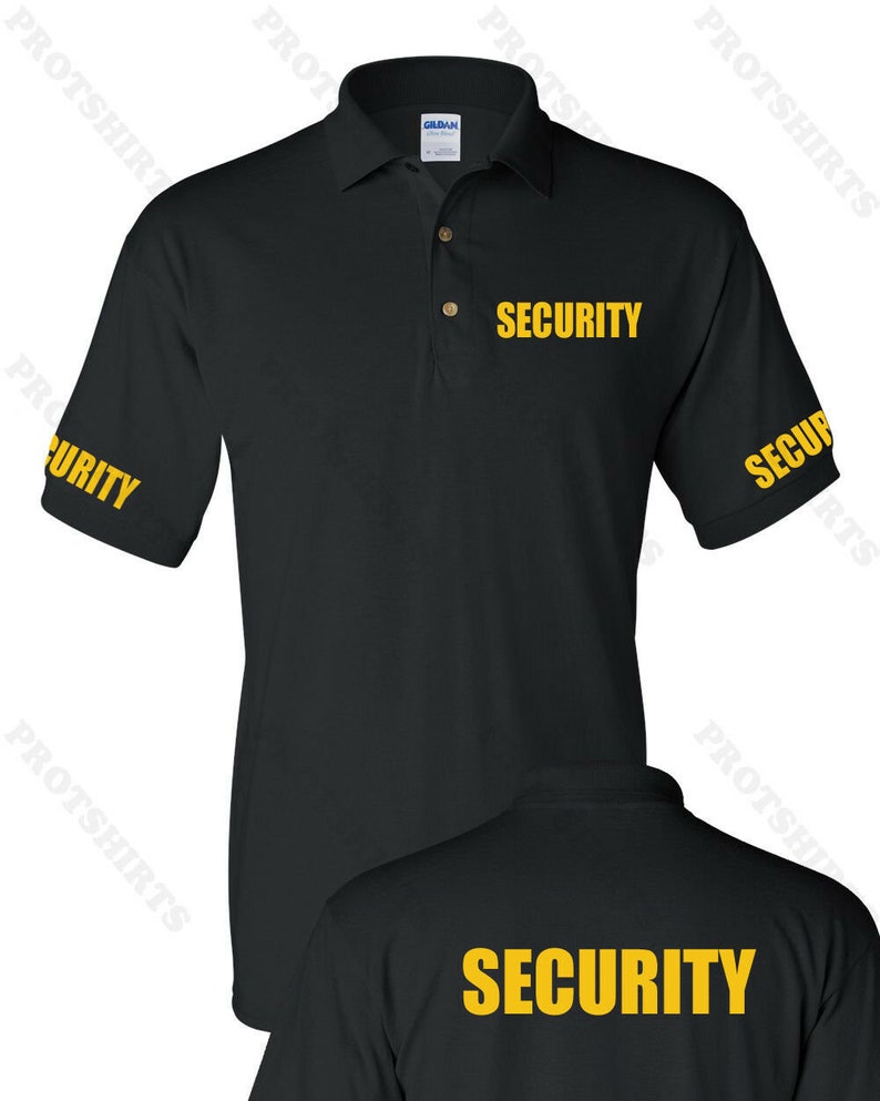 SECURITY Uniform Shirt SECURITY Tshirt SECURITY Shirt for Etsy