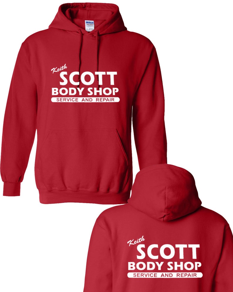 Keith Scott Body Shop Hoodie One Tree Hill Hoodie One Tree Etsy