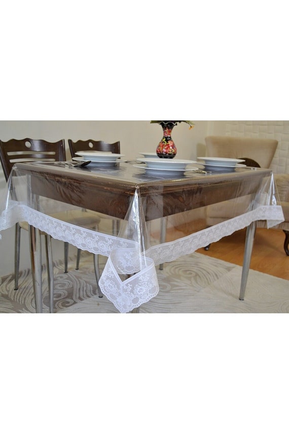 Custom Clear Table Protector, Water and Heat Resistant Table