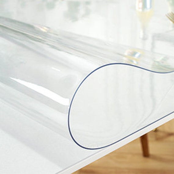 Custom Clear Table Protector Water and Heat Resistant Table Protector Place Mat Table Cover Transparent Pvc Tablecloth and Cover 1.5 Mm Etsy