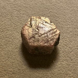 Red Ruby Raw Crystal Sacred Geometry Hexagon, 110 ctw - 22 gram! Record keeper! Ruby High U. V. origin : India