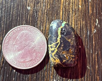 Turquoise Blackjack Cabochon 21.75 ctw - blackjack mine Tonopah NV USA