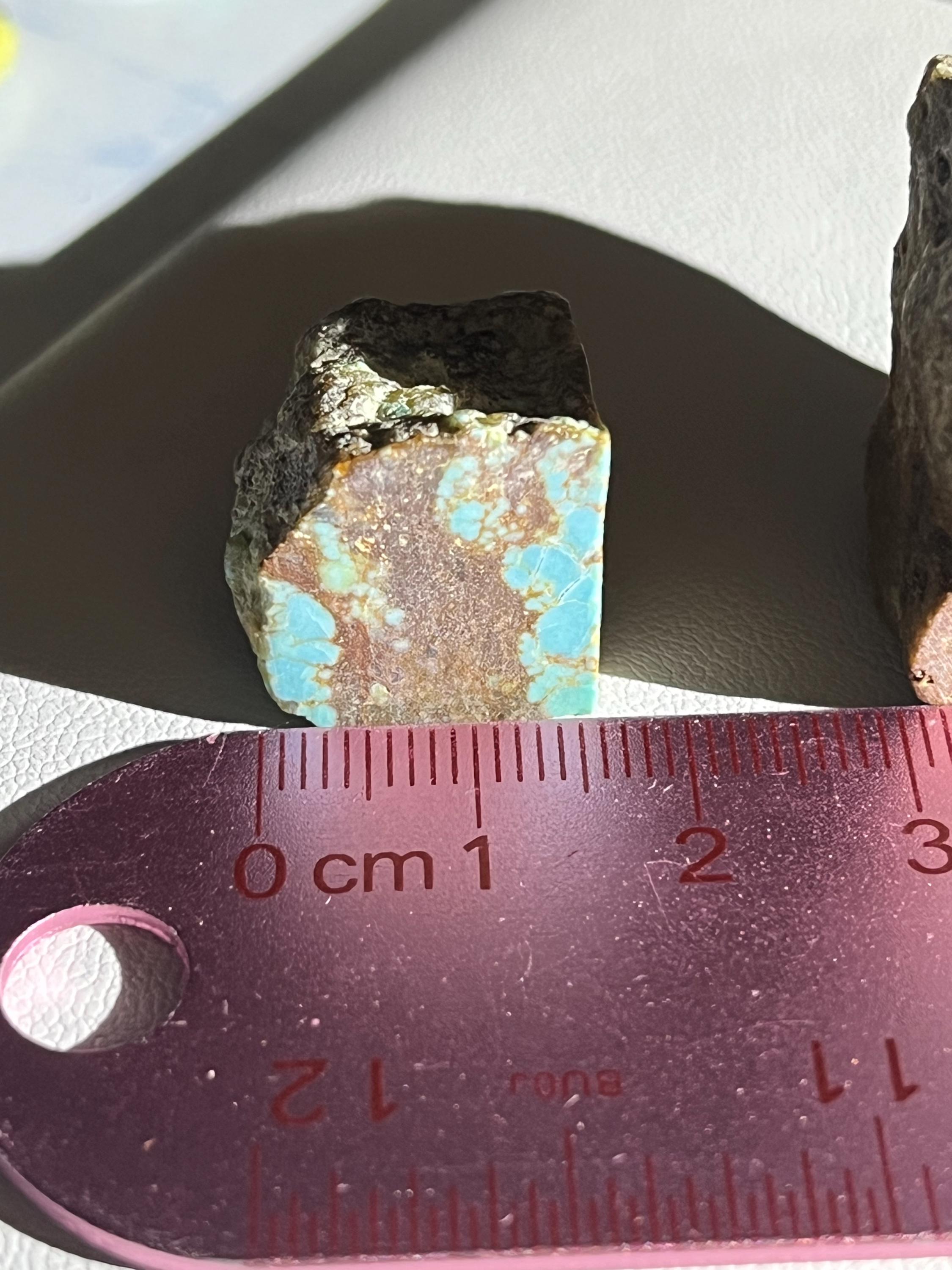 Number 8 Turquoise 33.6 Grams 2 Natural High Grade Nuggets