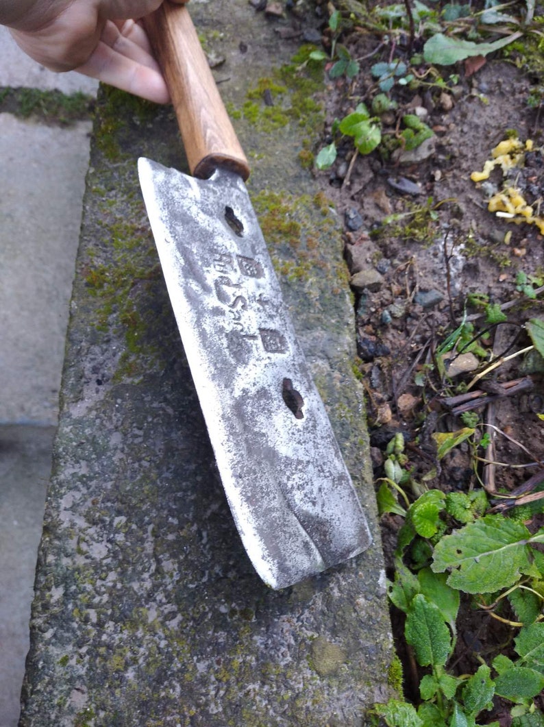Vintage Hand Cleaver Heavy Duty Steel Etsy