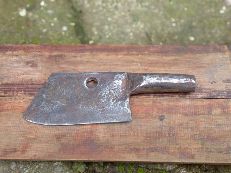Vintage Hand Cleaver, Heavy Duty Steel, Meat Cleaver Etsy