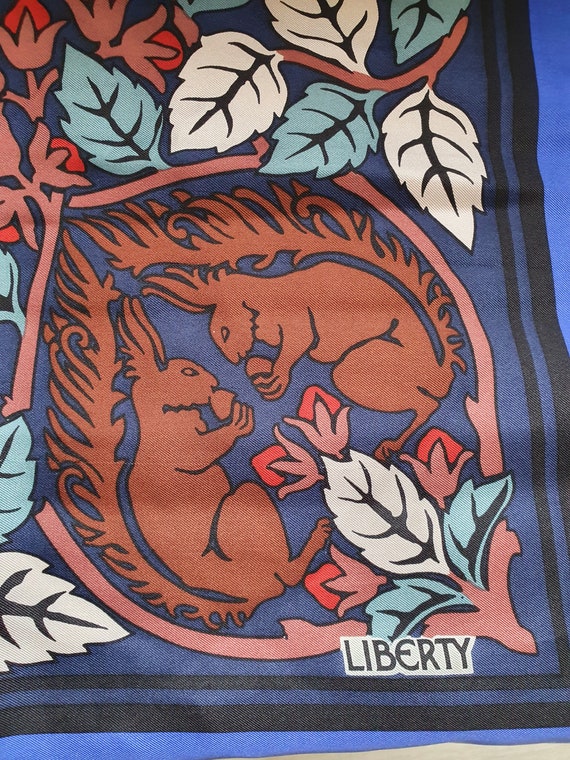 Liberty of London Beautiful Vintage Silk Scarf - image 3