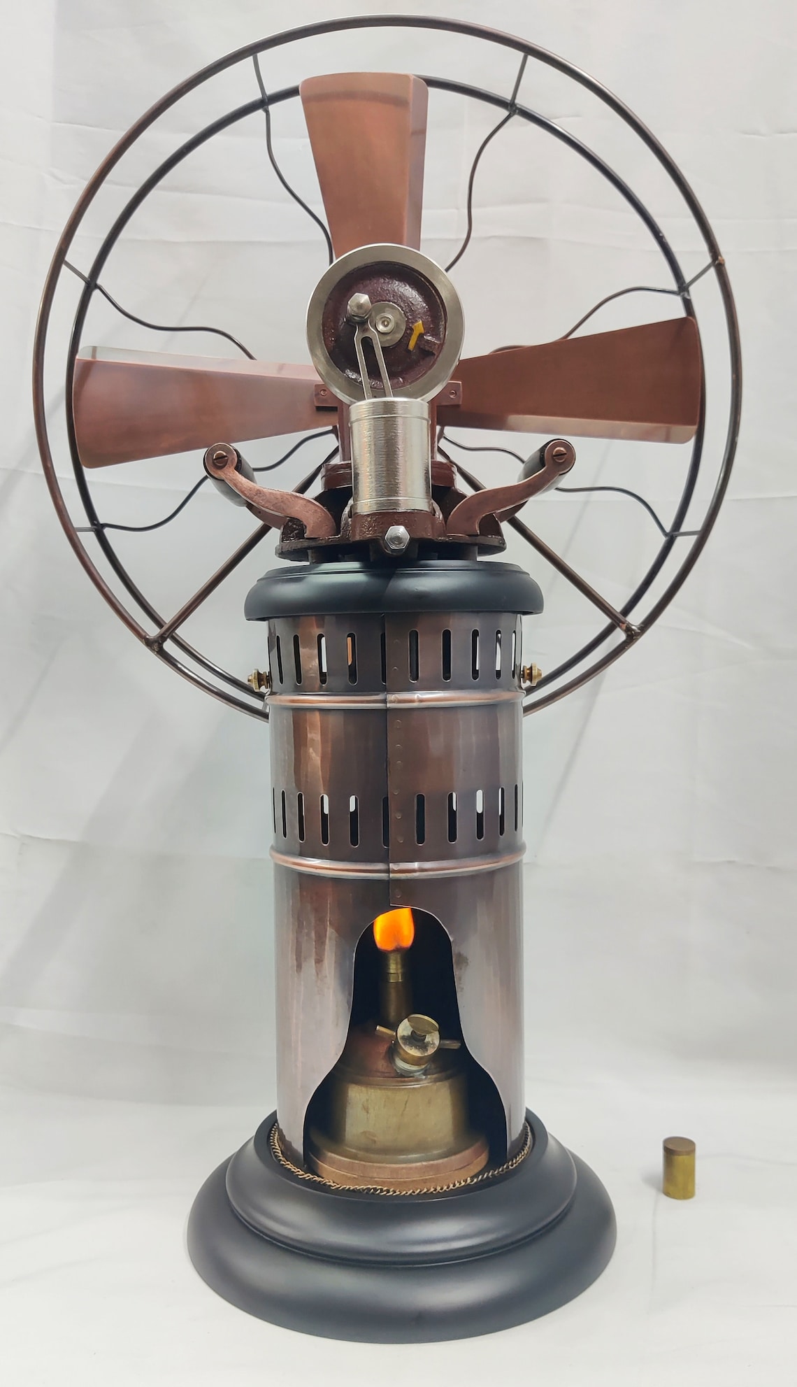 HIGHBIX Antique Stirling Engine Powered Air Fan AKA Kerosene Etsy