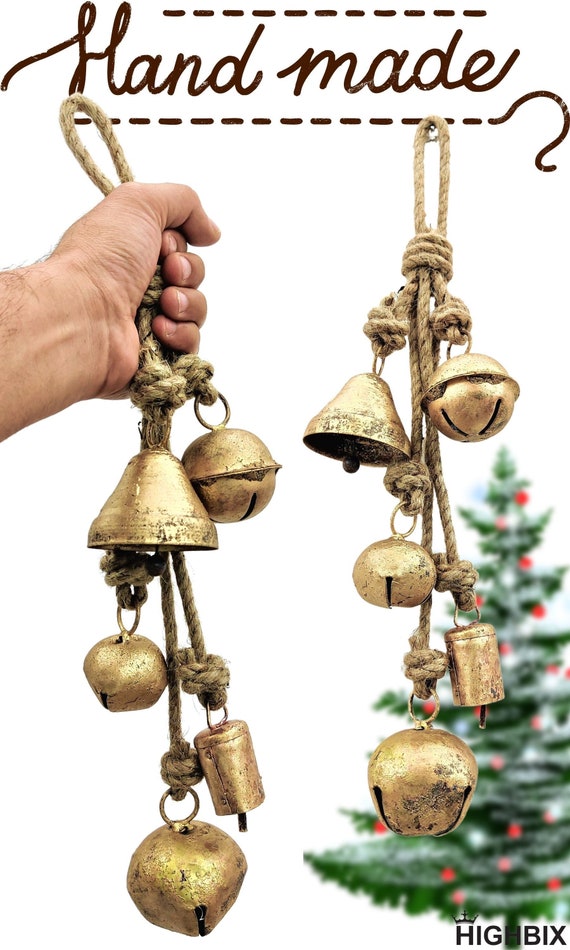 Gold Jingle Bells Cluster