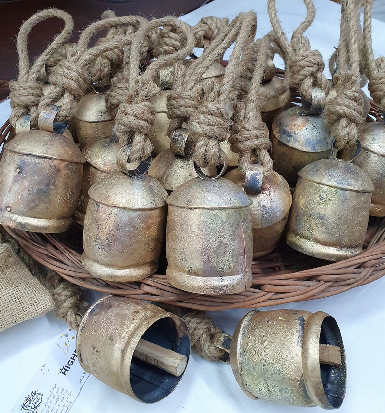 HIGHBIX 10cm Large Rustic Vintage Lucky Cow Bells Set Of 20 On Etsy
