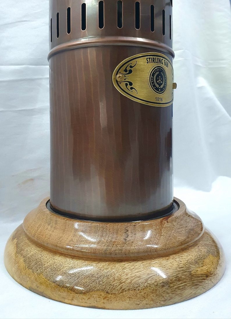 HIGHBIX Antique Stirling Engine Powered Air Fan AKA Kerosene Etsy