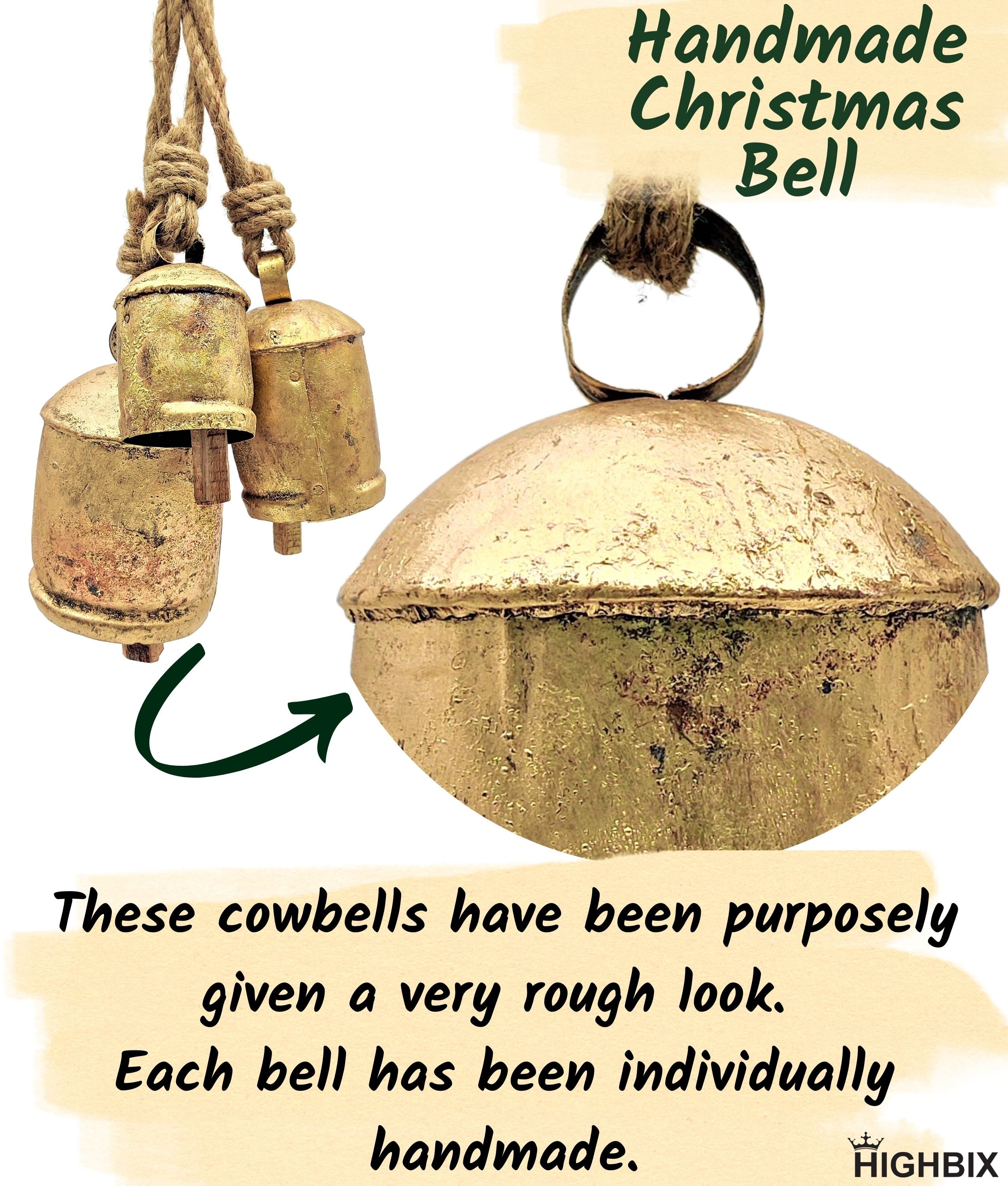 Set Of 4 Harmony Cow Bells - Vintage Handmade Rustic Barbados | Ubuy