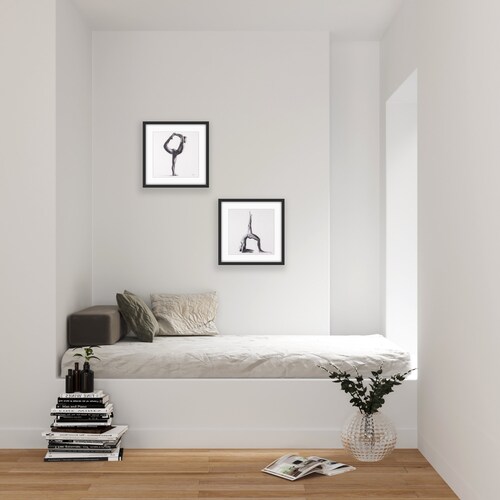Nude Yoga Couple Art Set of 2, 2-Piece Charcoal Yoga Print Set for Home Studio, Nude shops Male Female Yoga Pose Art, Wall Art for Studio or Home