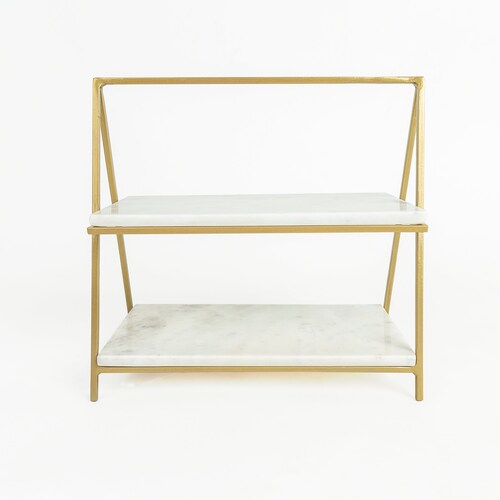 Tasna Marble 2tier Server Pastry Stand in Marble Marble Etsy