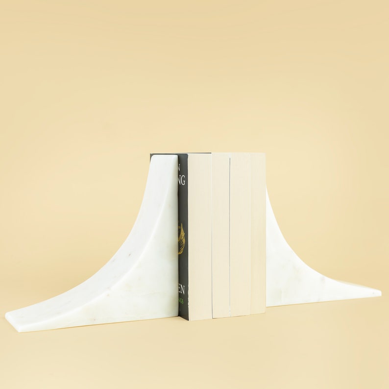 Alps Marble Bookend Modern Living Room Furniture image 1