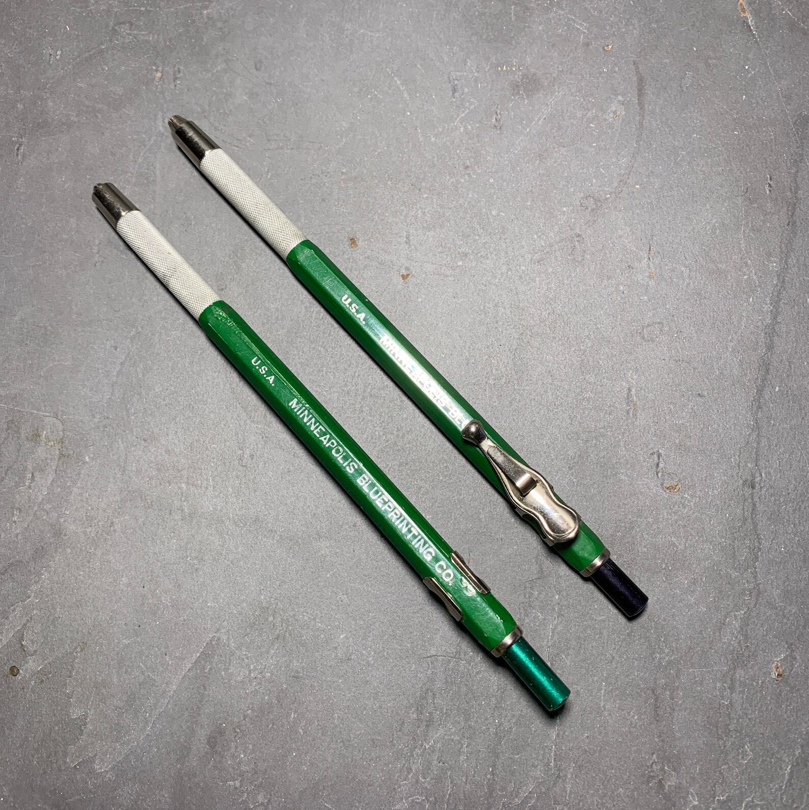 2 Vintage Clutch Mechanical Pencils Made in USA Minneapolis Etsy