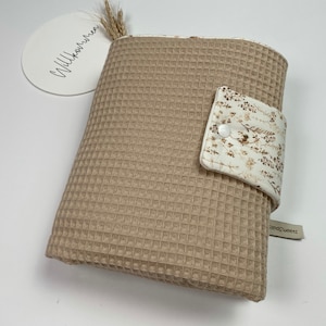 Cambiador ToGo waffle lpique / algodón Dry Grass, 100% algodón, hecho a mano
