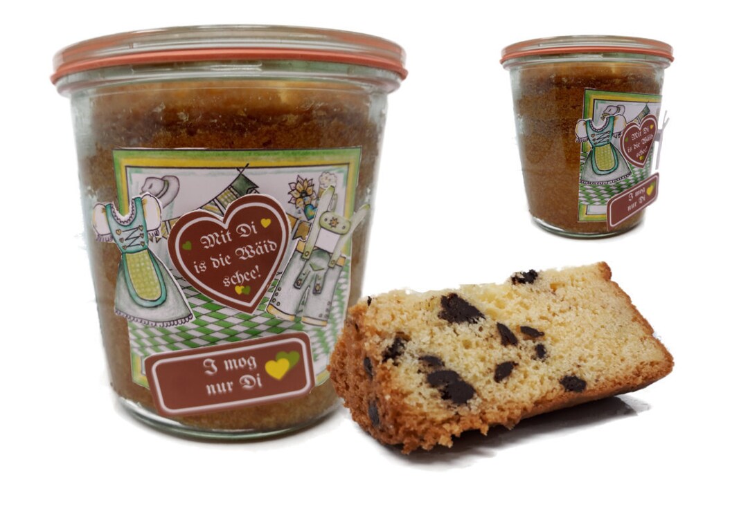 Weil I Di Mog Stracciatella-kuchen Im Glas Gebacken Mit - Etsy UK Weil I Di Mog Stracciatella-kuchen Im Glas Gebacken Mit - Etsy UK