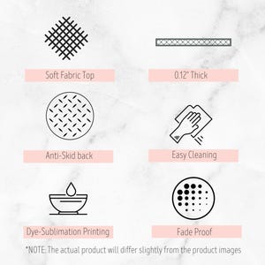 Notepad Desk Mat with Reminders, Teachers Mousepad, Aesthetic Workspace, Teacher Appreciation Gift image 10