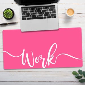 Work Desk Mat, Custom Desk Pad, Desk Blotter, Extended Mouse Pad, Home Office Desk Decor, Aesthetic Desk Accessory, Coworker Gift