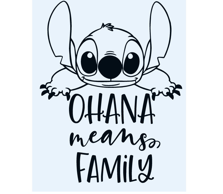 Ohana Means Family Stitch SVG File Etsy Australia