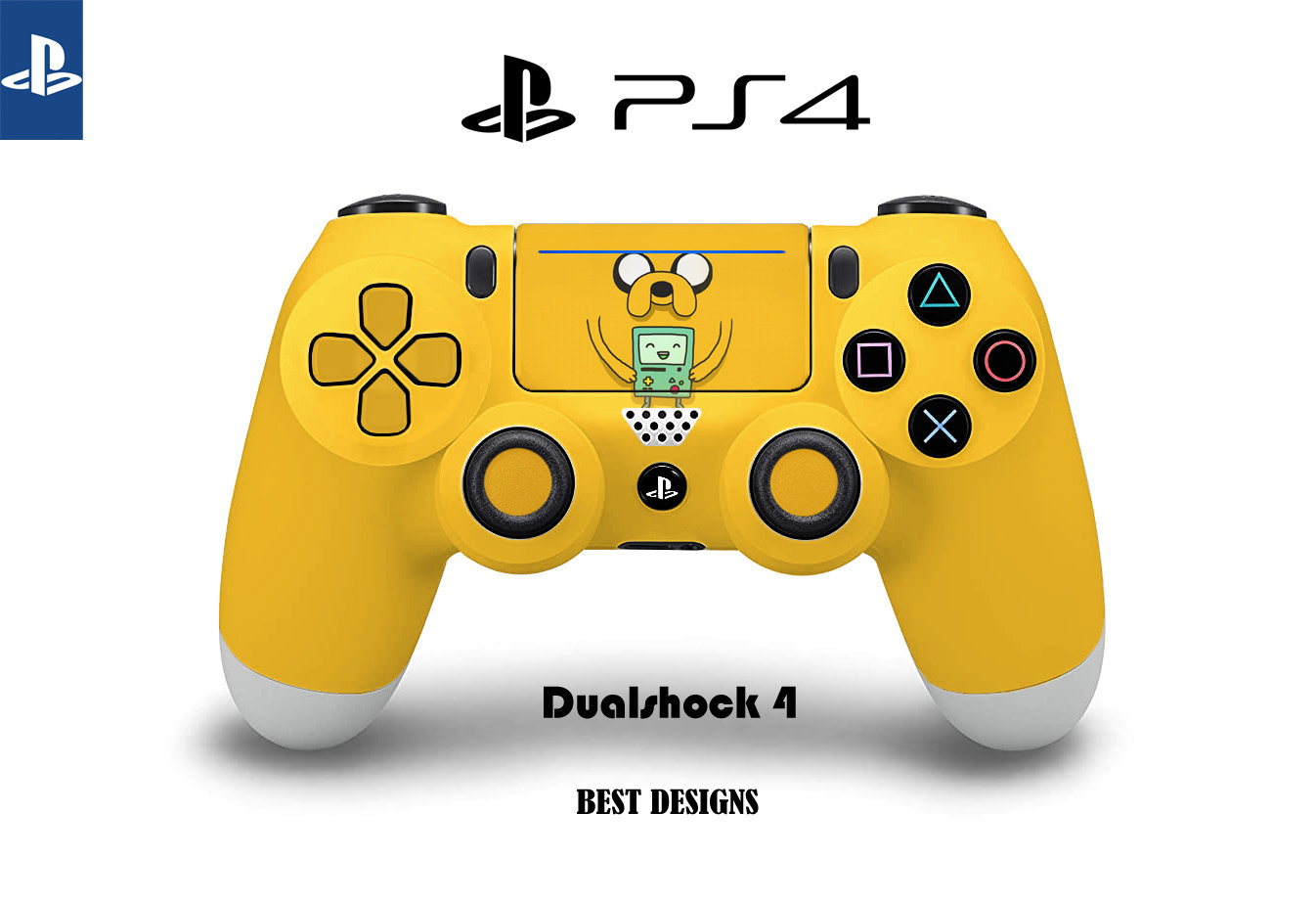 Sony PS5 Controller Skins Electrify Yellow