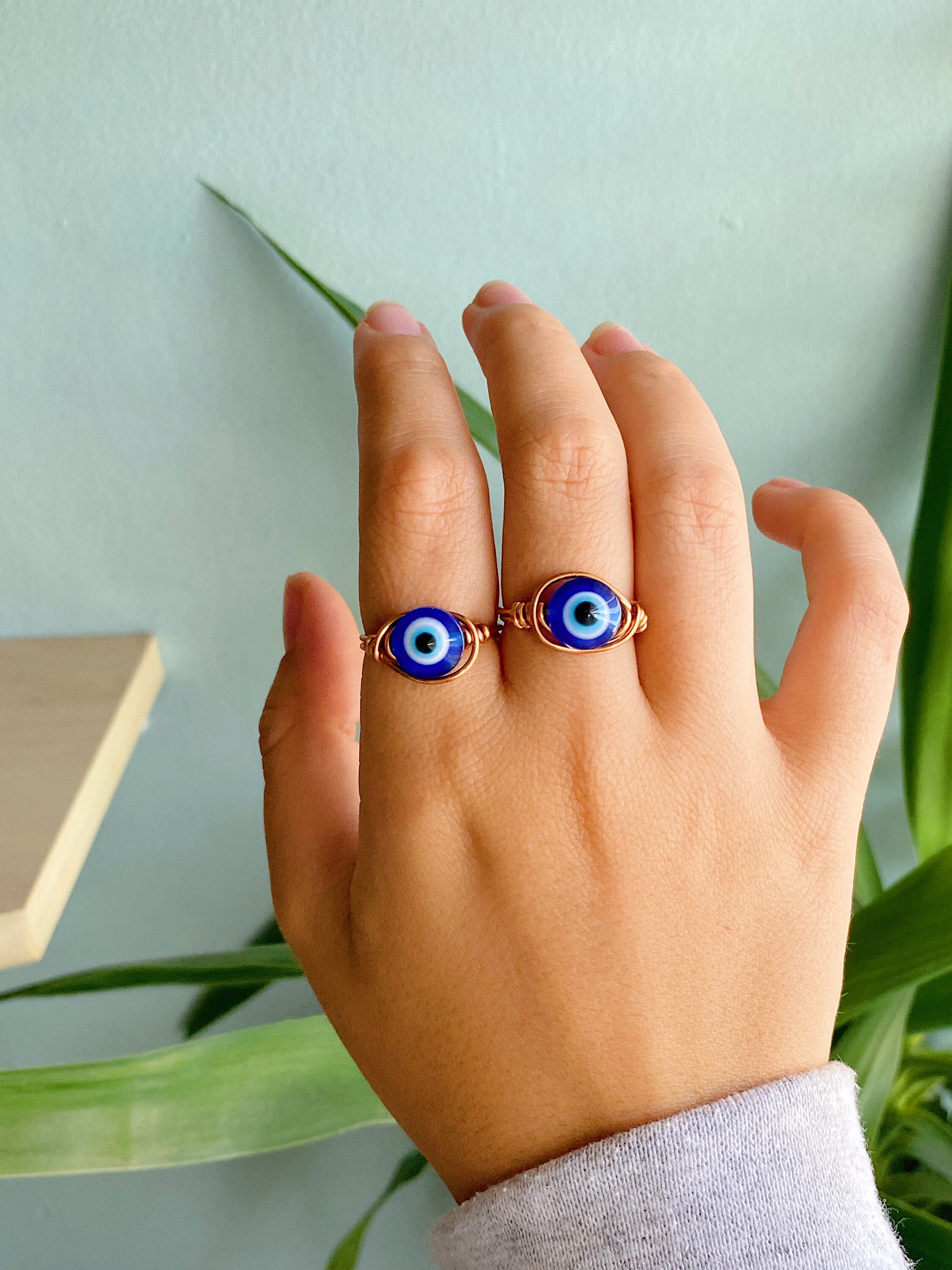 Turquoise Evil Eye Signet Ring - Brooke Rodd