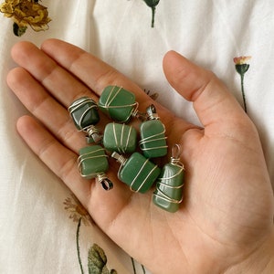 Green Aventurine Crystal Pendants