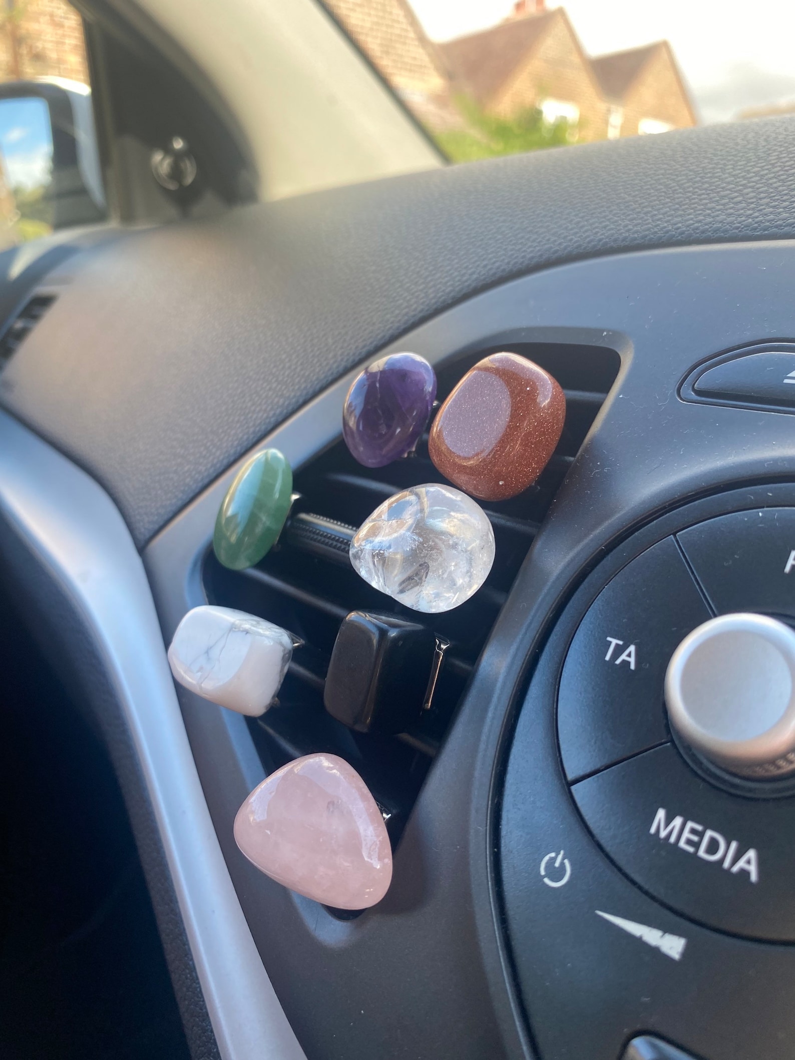 Crystal Car Air Vent Clips Car Accessories Etsy