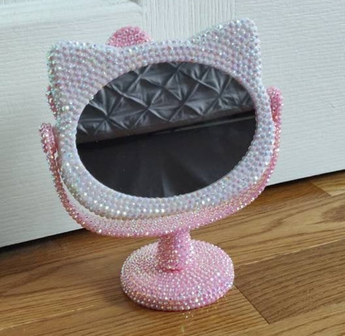 Rhinestone Hello Kitty Vanity Mirror Etsy