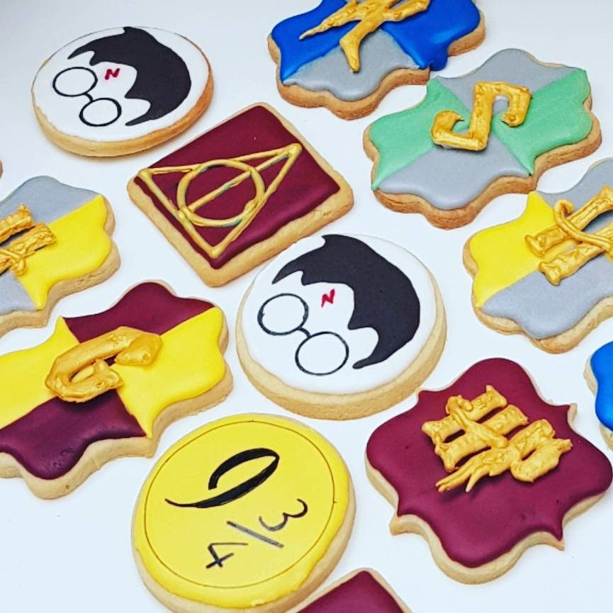 20 Biscuits décorés Harry Potter Etsy