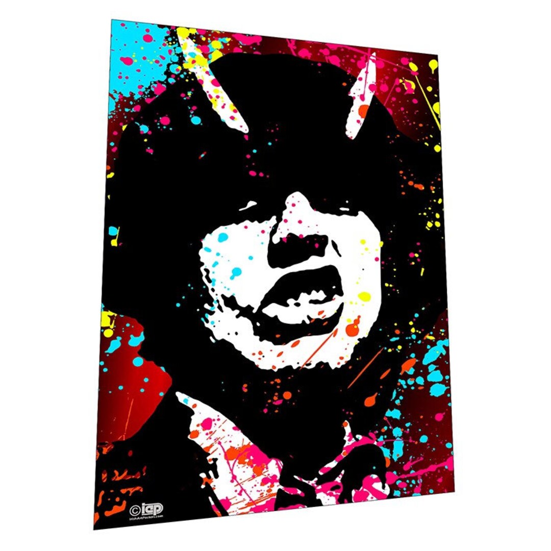 AC/DC - Angus Young - Poster - Etsy