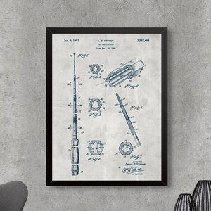 May include: A vintage blueprint style illustration of a patent for a fly casting rod. The patent number 2,537,488 is visible at the top right corner of the image. The patent was filed on Dec. 18, 1948 and issued on Jan. 8, 1951. The patent is for a fly casting rod designed by L.D. Stoner.