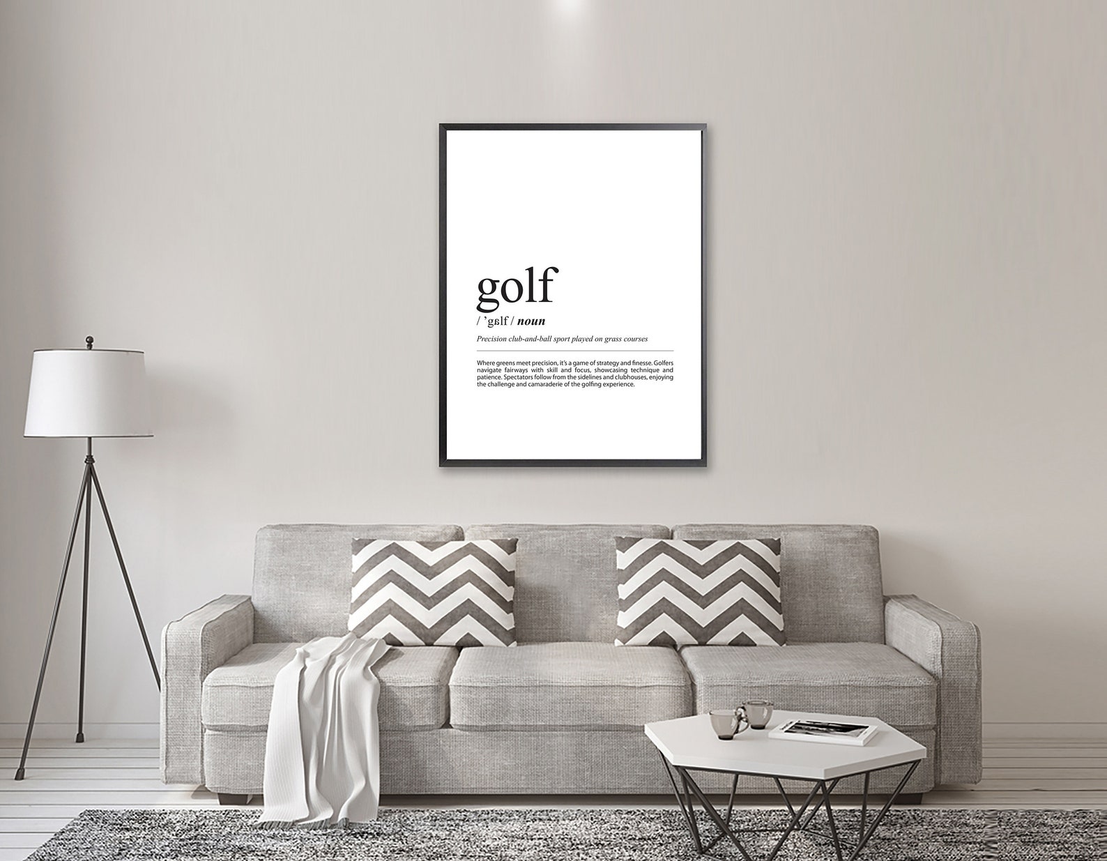 GOLF Definition Poster, Golf Definition Art Print, Minimalist Golf ...