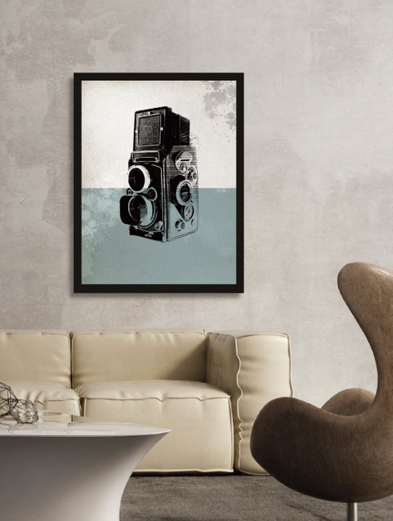 SPECIAL DEAL 50 OFF, 5x7, Vintage Cameras 4 Poster Set, Old Movie and