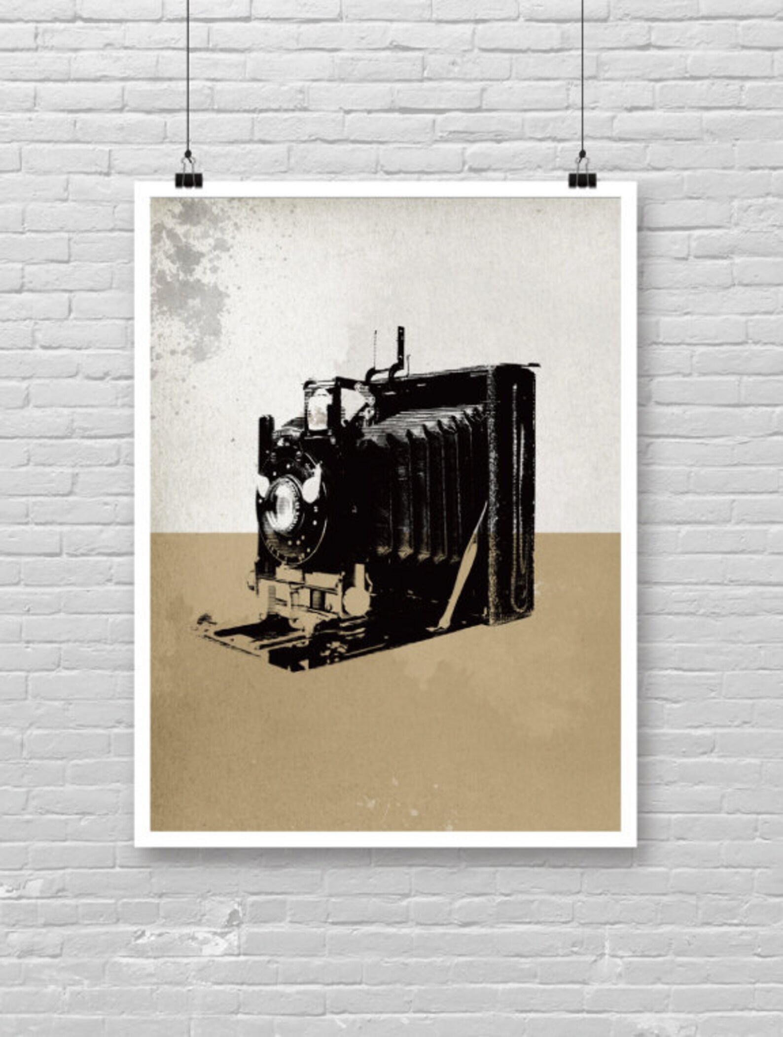 Vintage Camera Poster Old Movie and Photo Camera Retro Home Etsy