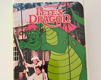 Vintage VHS Walt Disney's Musical 'Pete's Dragon' Clamshell Home Video VHS 010 ISBN 1558900446