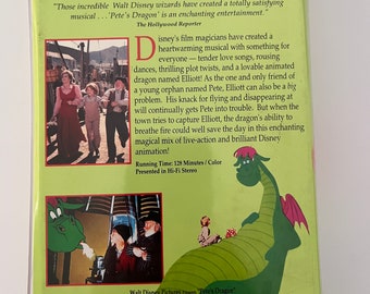 Vintage VHS Walt Disney's Musical 'pete's Dragon' Clamshell