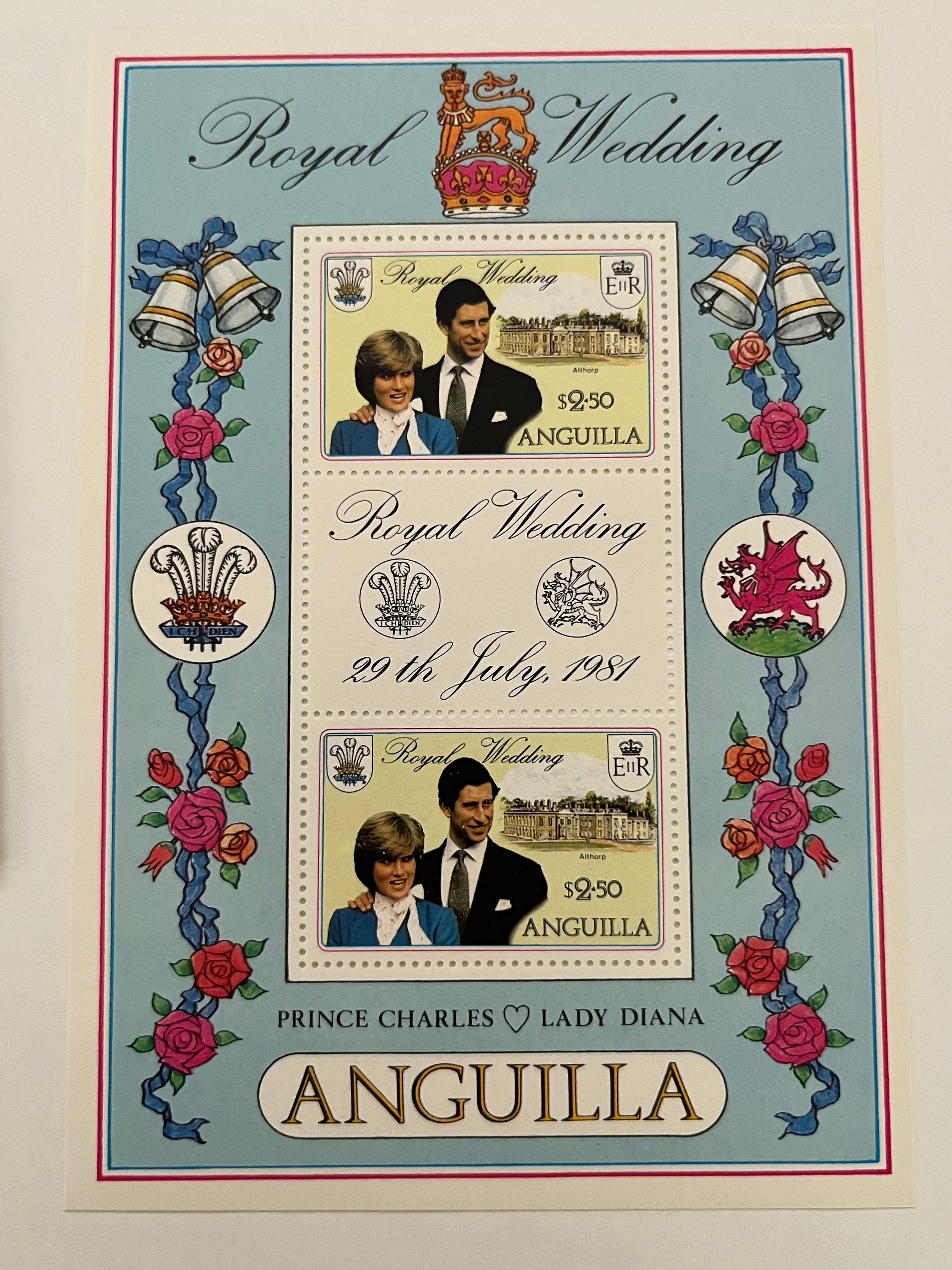 Limited Edition Princess Diana of Wales Royal Wedding Commemorative